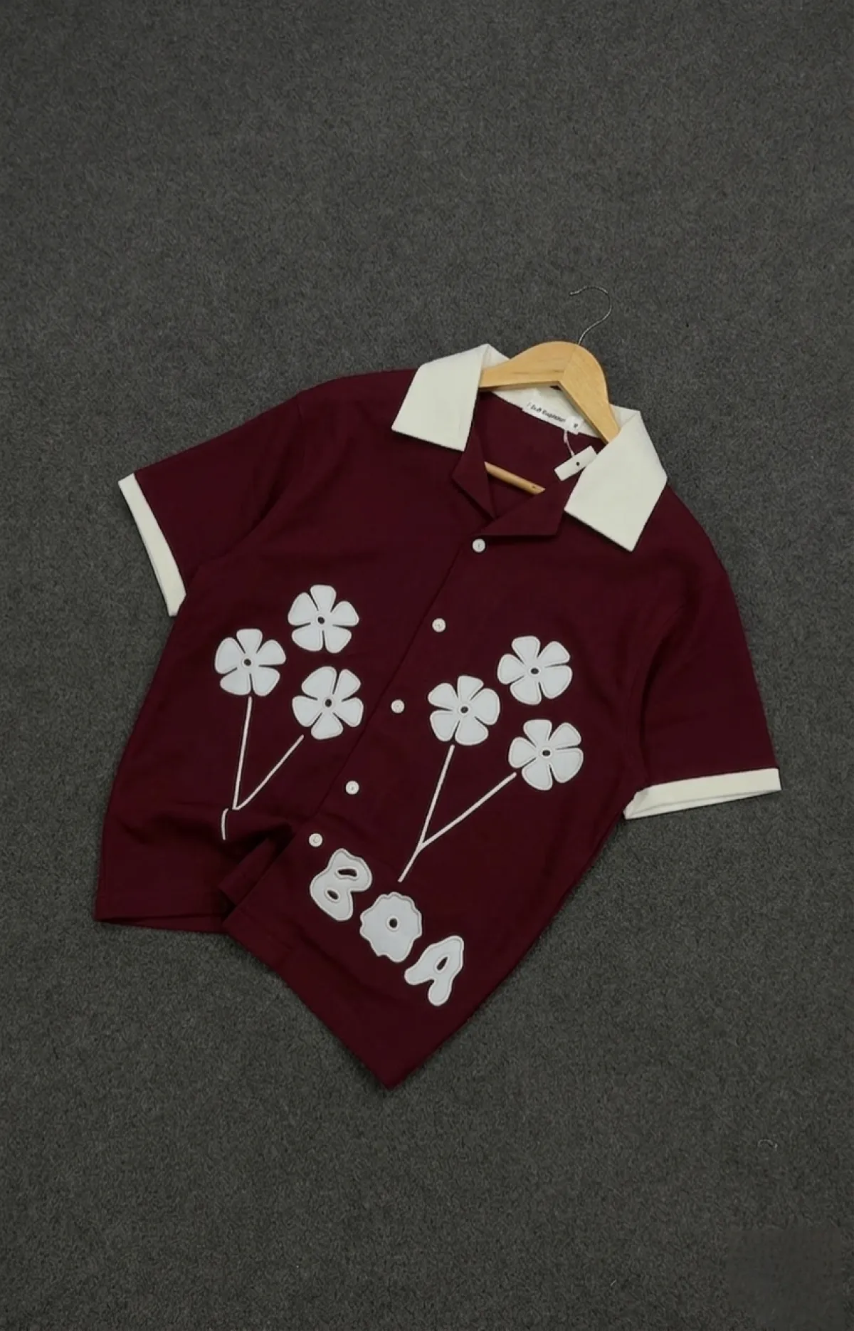 Premium Drop Shirt Meroon