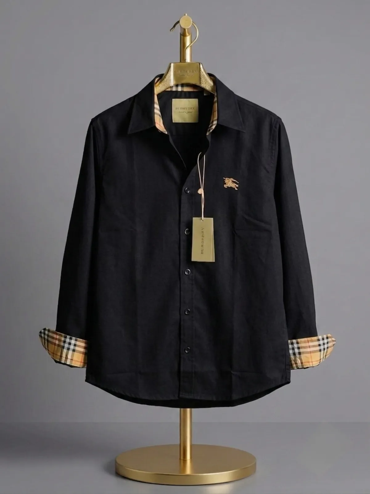 Premium Oxford Cotton Shirt Black