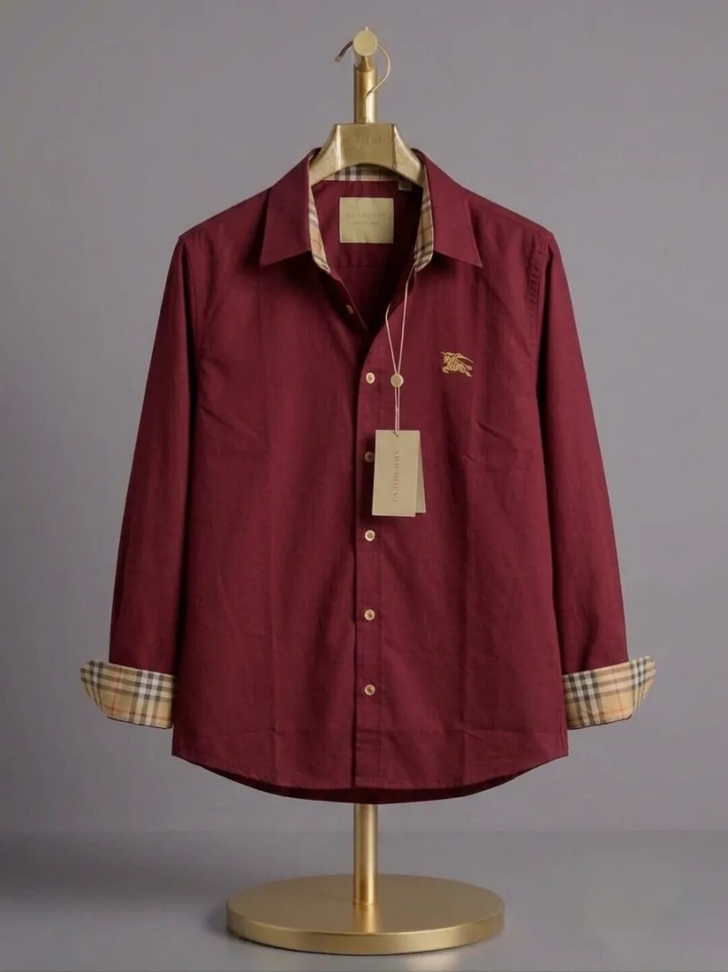 Premium Oxford Cotton Shirt Meroon
