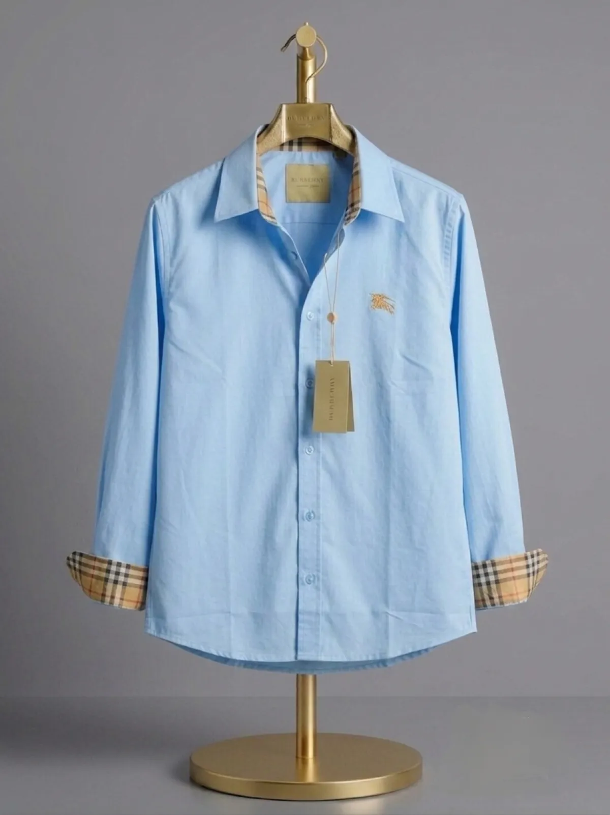 Premium Oxford Cotton Shirt Sky Blue