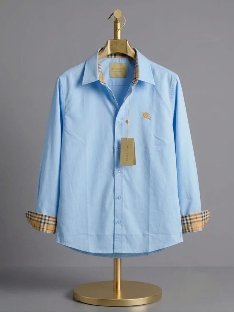 Premium Oxford Cotton Shirt Sky Blue