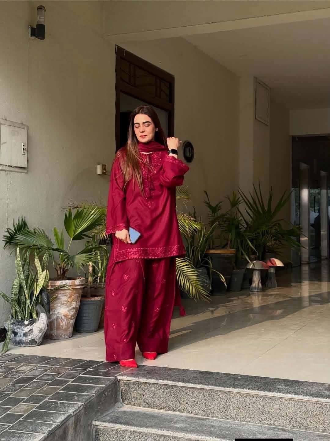 3pcs Farsi Selower Stitch Suit thumbnail 4