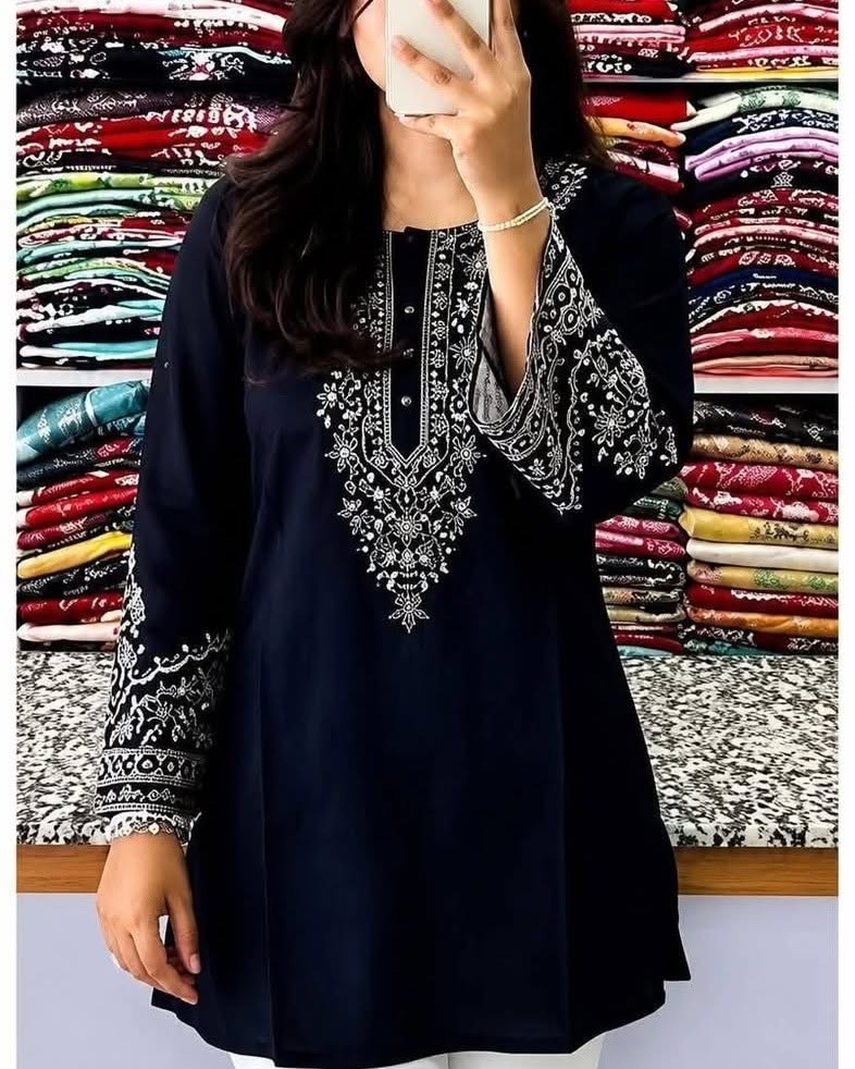 Premium Embroidery kurti tops