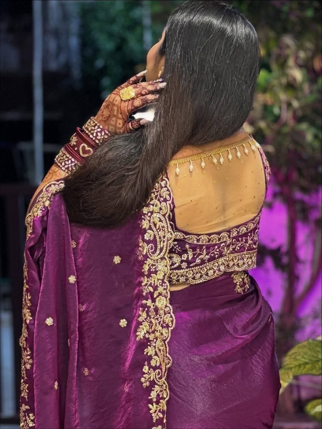 Premium Jemy Chuu Saree – Elegant Bridal Collection thumbnail 8