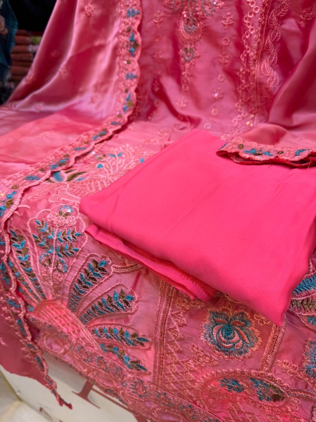 Fascinating Three Piece | Chickenkaari Embroidered | Luxury Lawn thumbnail 7