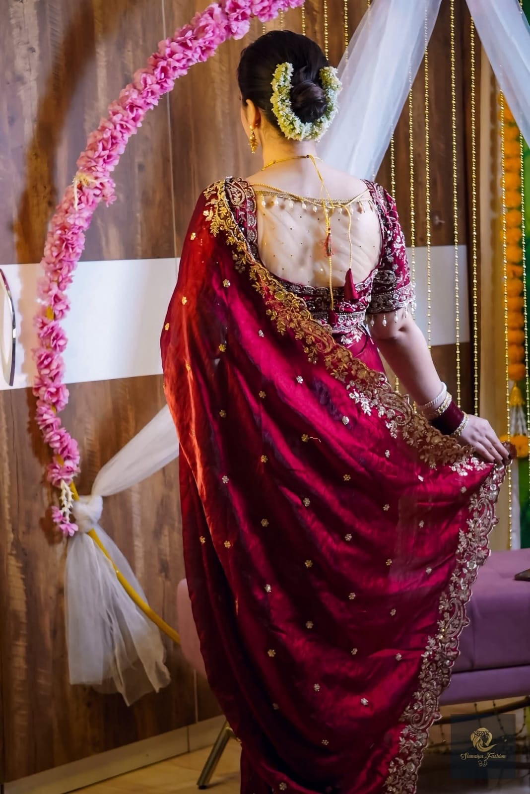 Premium Jemy Chuu Saree – Elegant Bridal Collection thumbnail 5