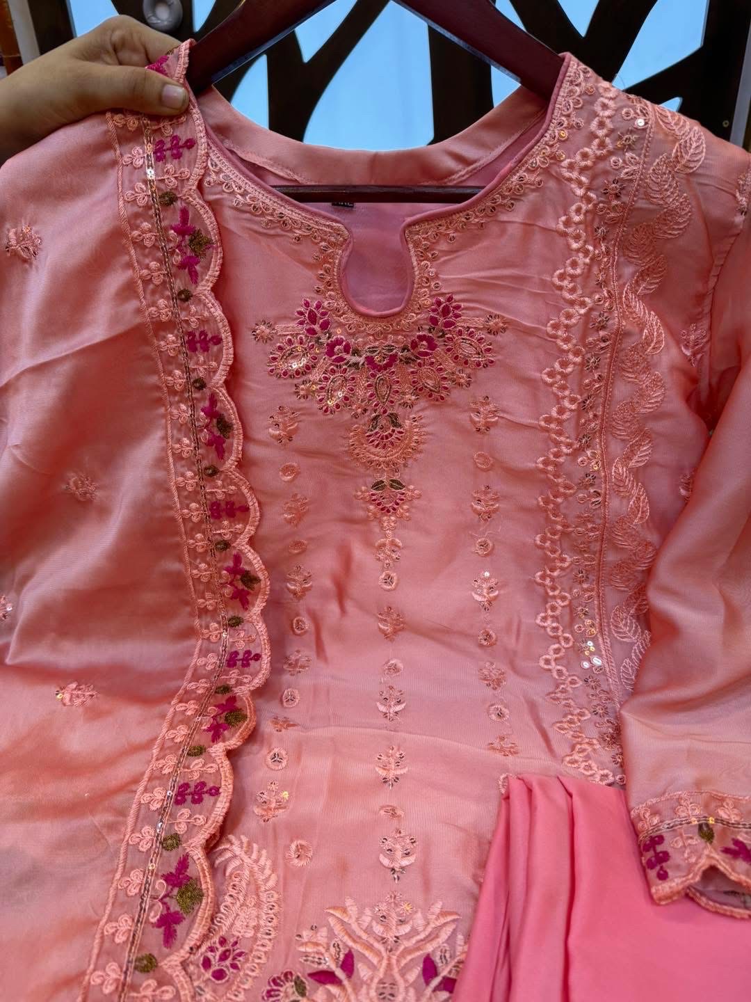 Fascinating Three Piece | Chickenkaari Embroidered | Luxury Lawn thumbnail 11