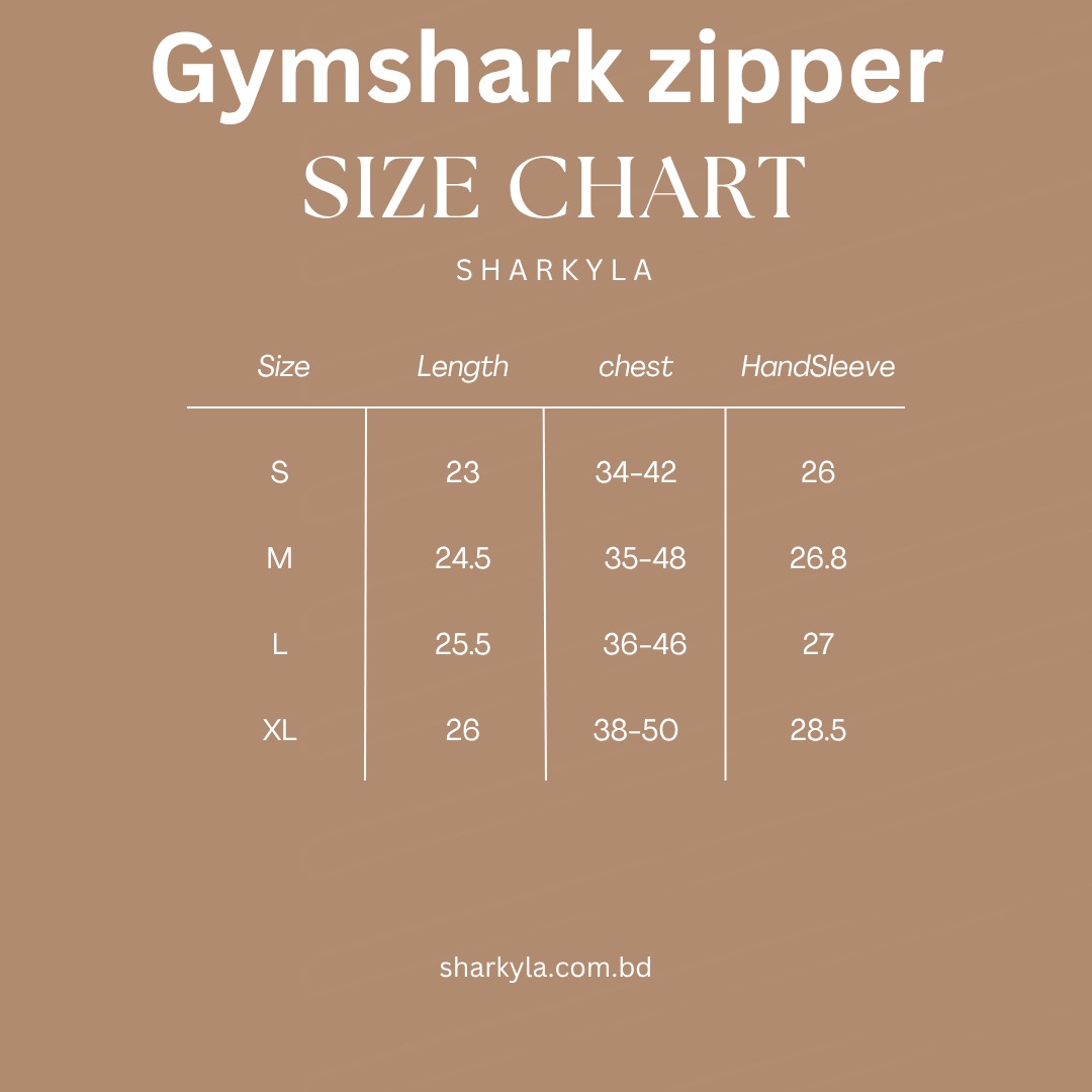 Gym*shark Zipper compression ( Unisex )_img_5