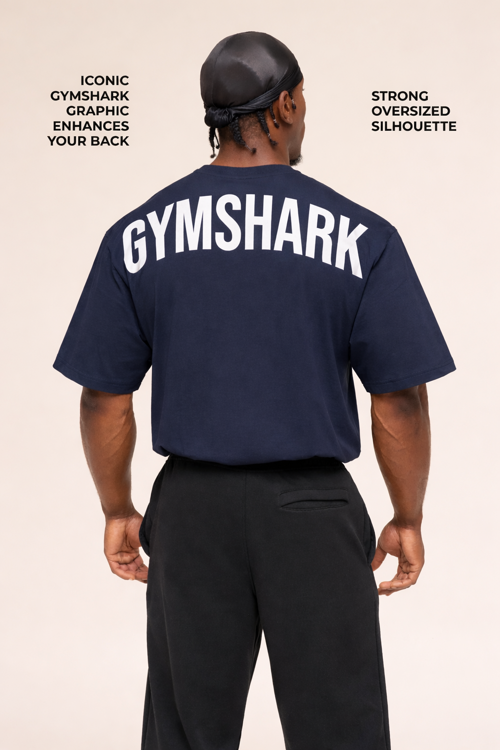 Gym*shark Dropshoulder Dark Navy Blue