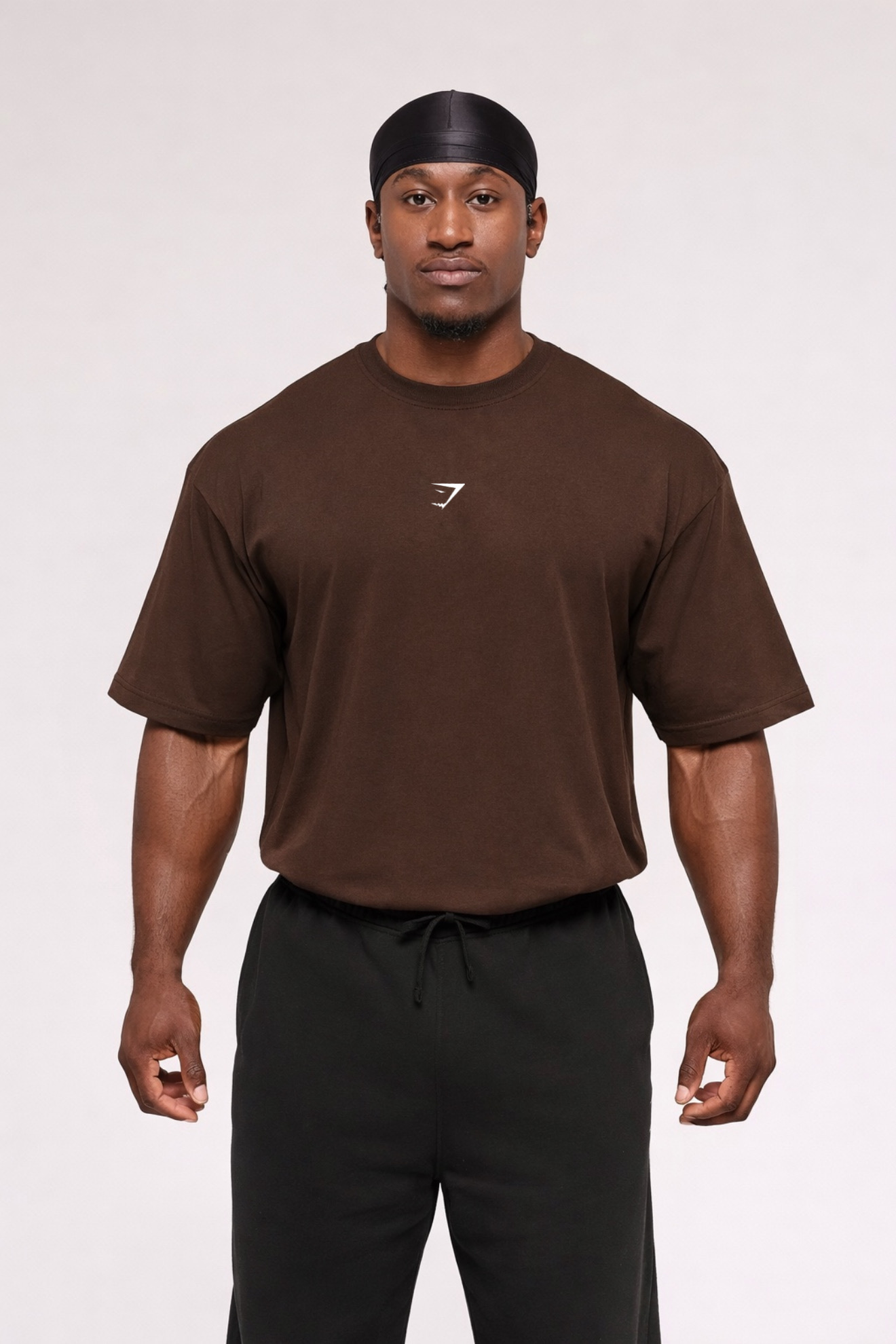 Gym*shark Brown Drop shoulder_img_1