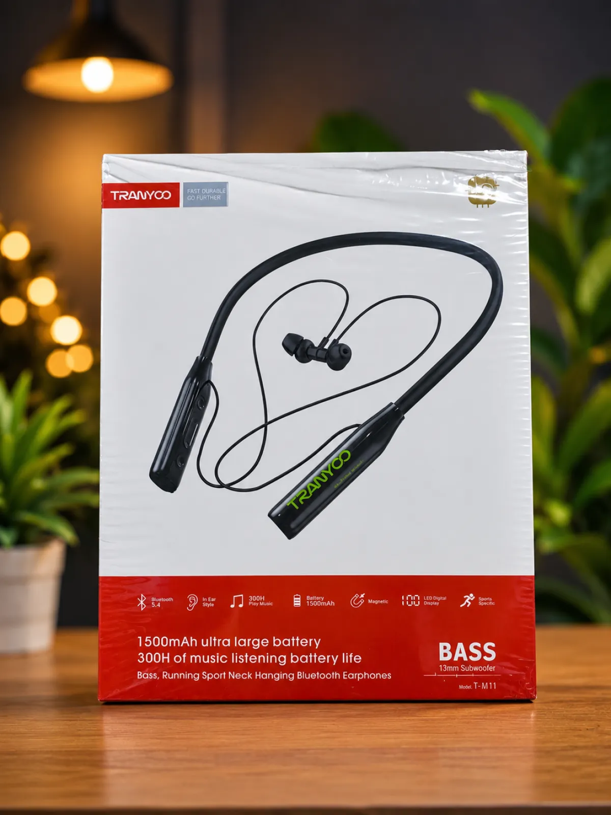 TRANYOO T-M31 Bluetooth Neckband Earphone - Image 3