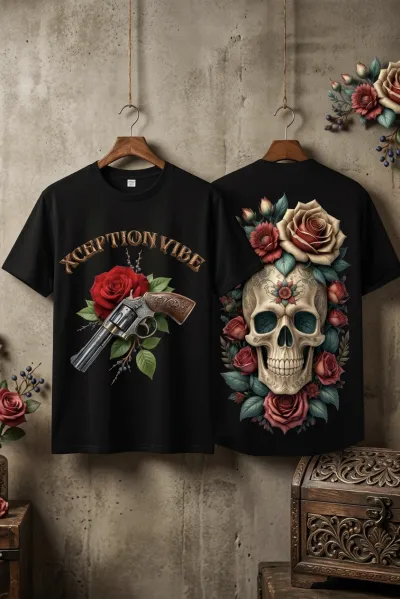 Premium classic cotton T shirt (black)_img_0