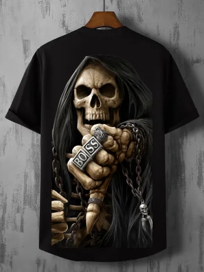 Premium classic cotton T shirt (black)_img_2