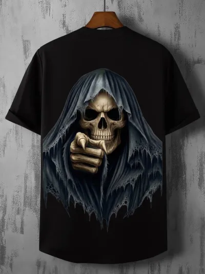 Premium classic cotton T shirt (black)_img_2