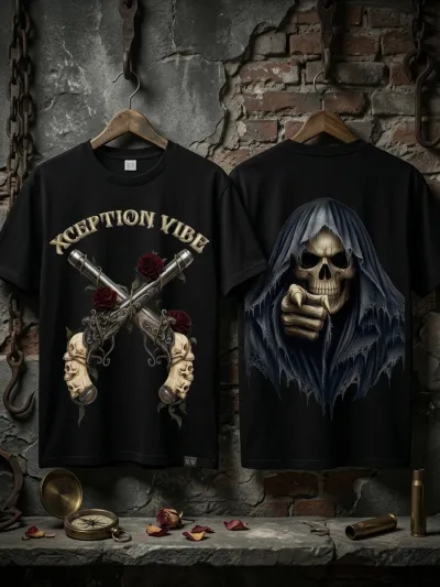 Premium classic cotton T shirt (black)_img_0