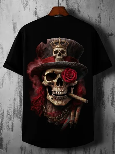 Premium classic cotton T shirt (black)_img_2
