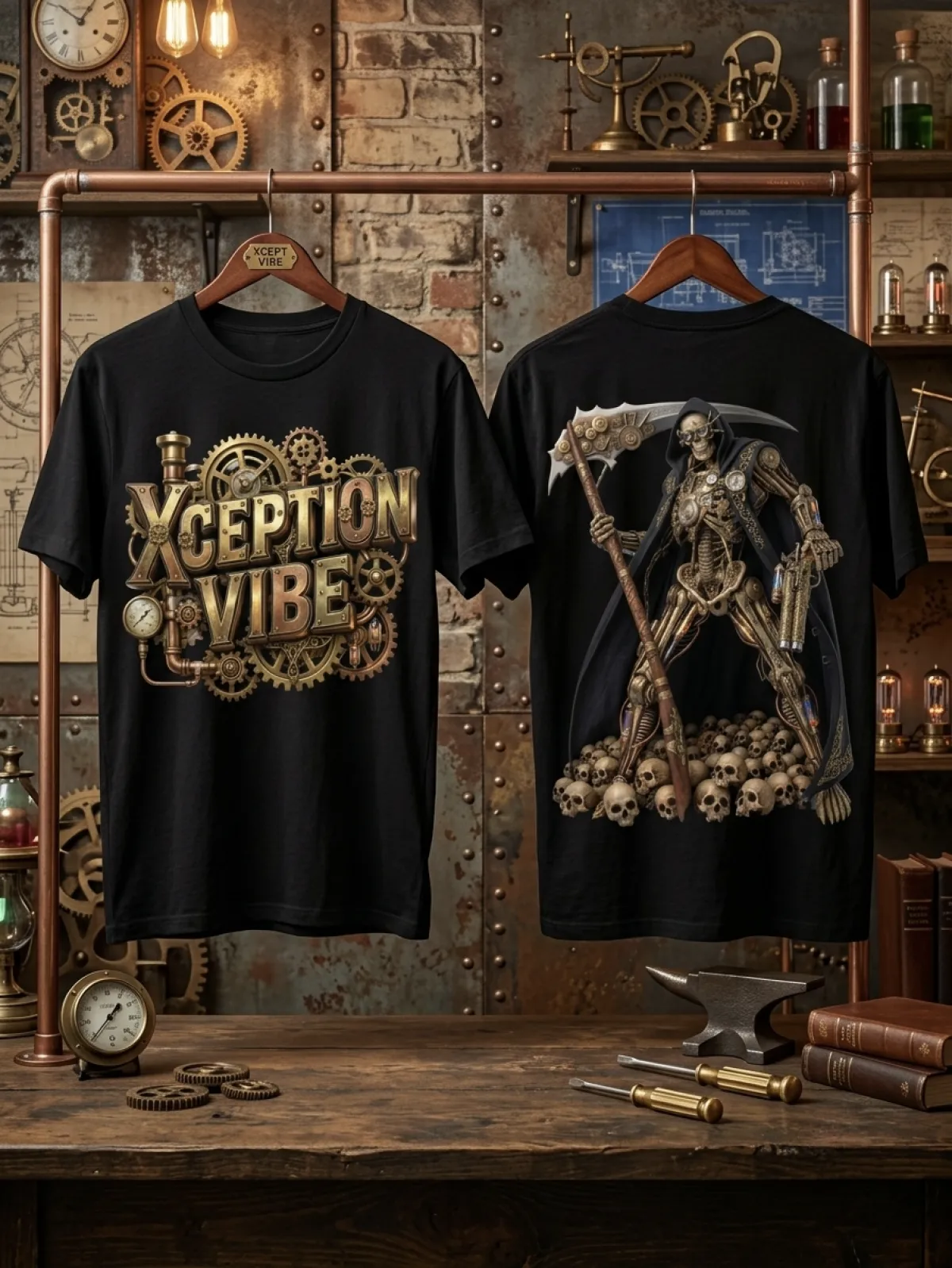 Premium classic cotton T shirt (black)