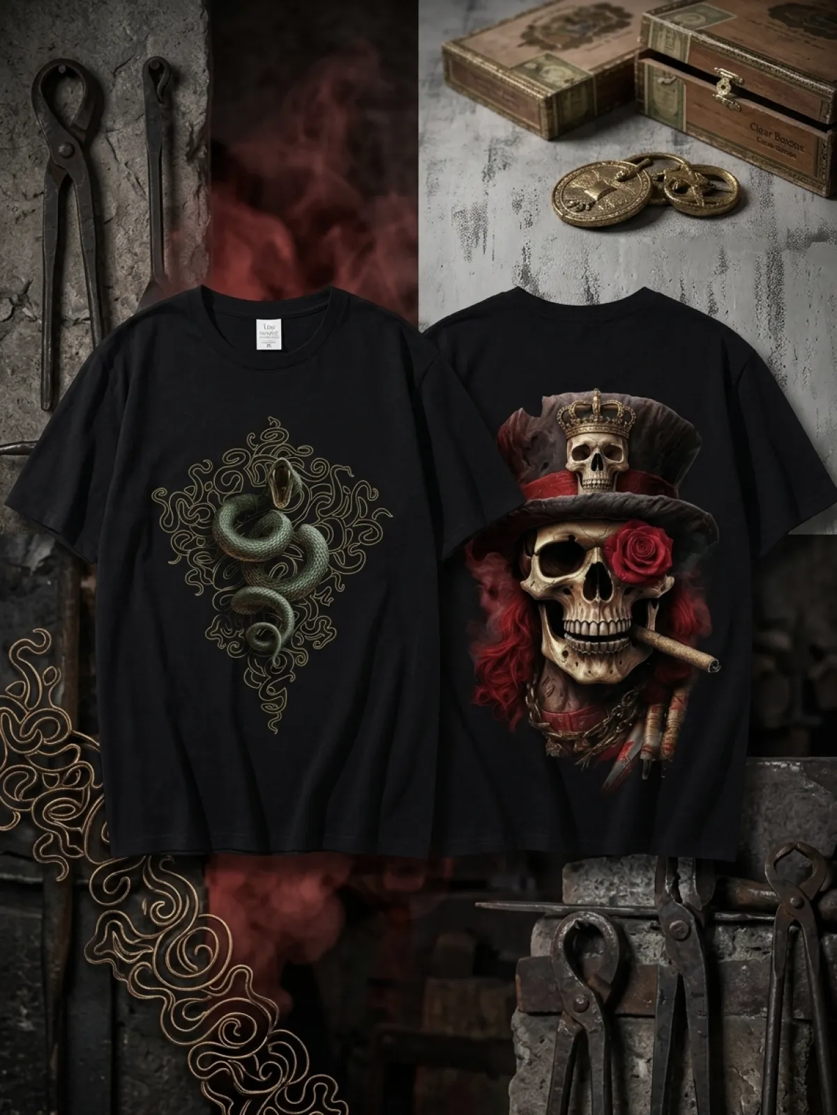 Premium classic cotton T shirt (black)