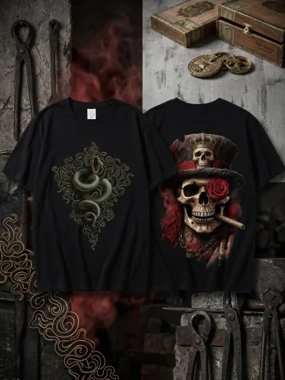 Premium classic cotton T shirt (black)_img_0