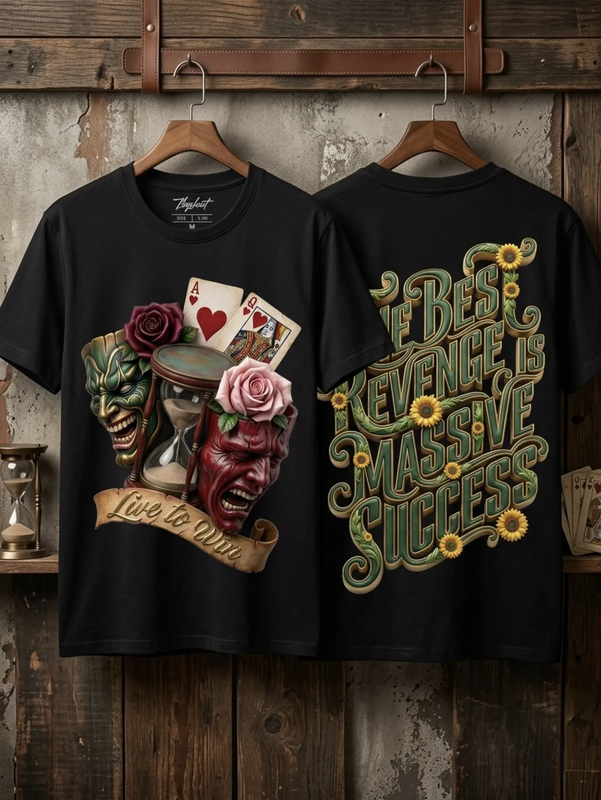 Premium classic cotton T shirt (black)