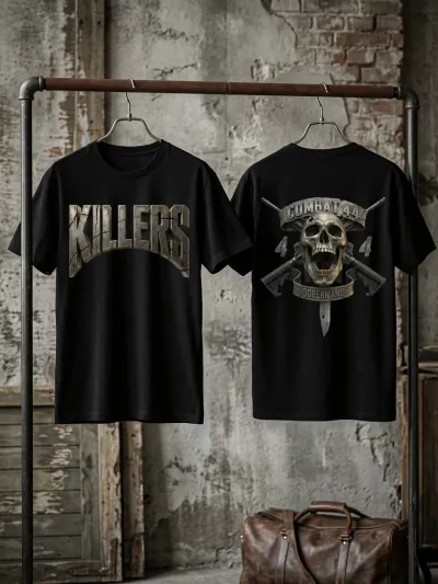 Premium classic cotton T shirt (black)_img_0