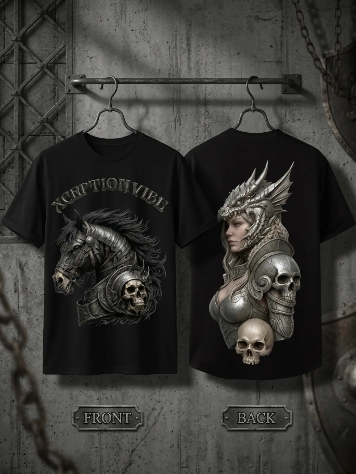 Premium classic cotton T shirt (black)