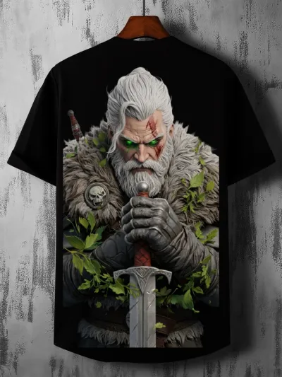 Premium classic cotton T shirt (black)_img_2