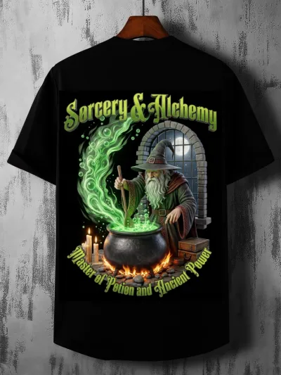 Premium classic cotton T shirt (black)_img_2