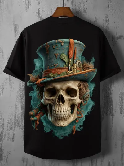 Premium classic cotton T shirt (black)_img_2