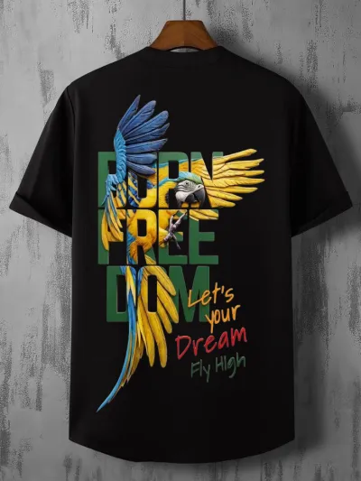 Premium classic cotton T shirt (black)_img_2