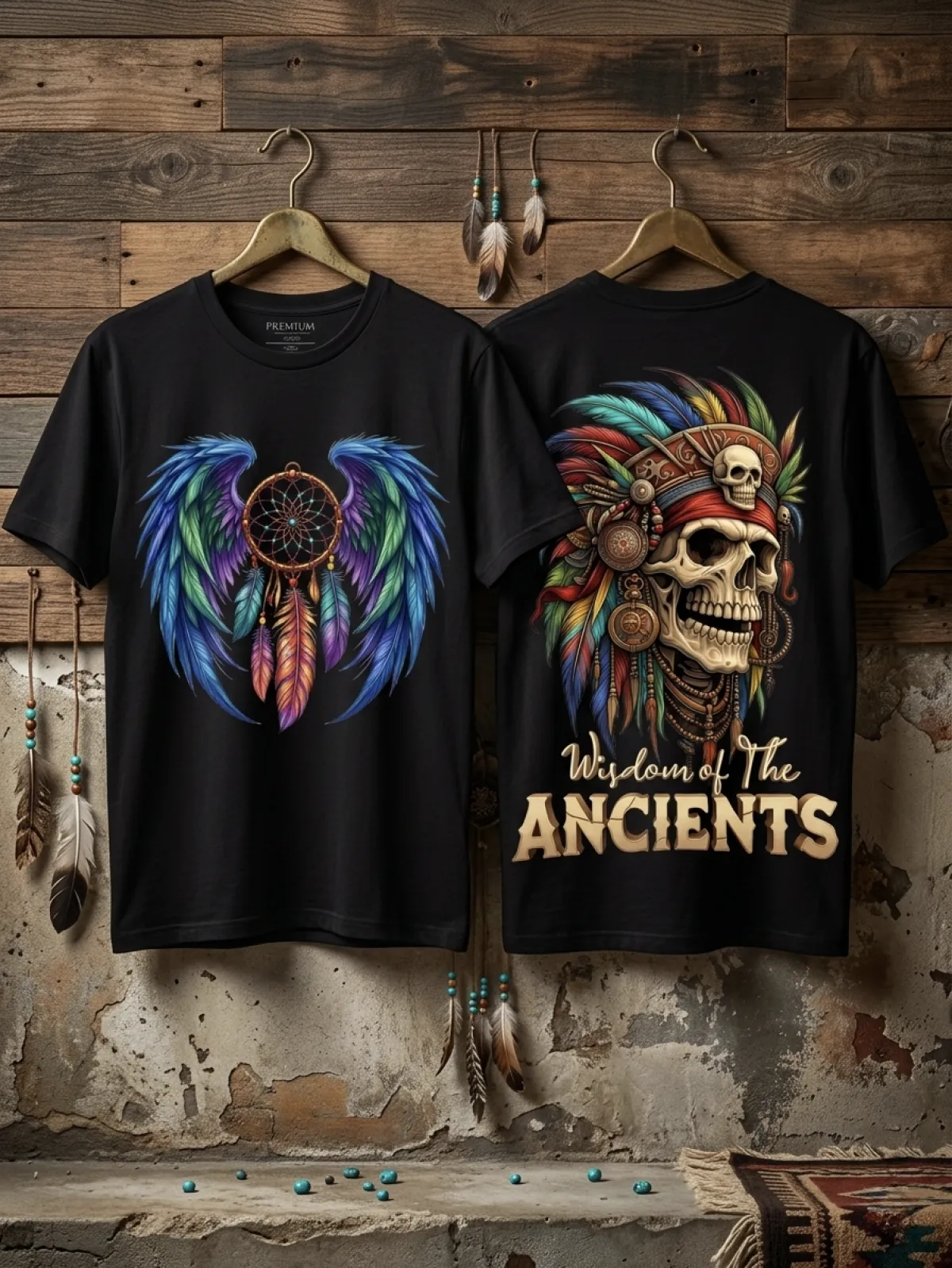 Premium classic cotton T shirt (black)