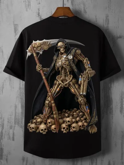 Premium classic cotton T shirt (black)_img_2