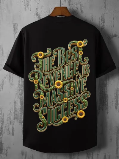 Premium classic cotton T shirt (black)_img_2
