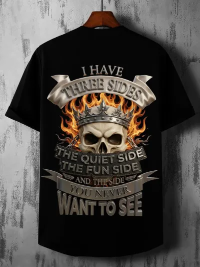Premium classic cotton T shirt (black)_img_2