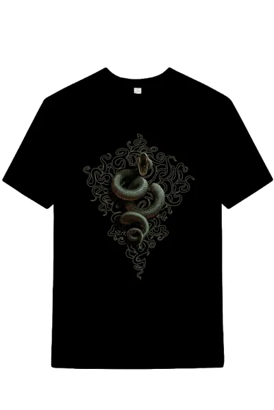 Premium classic cotton T shirt (black)_img_1