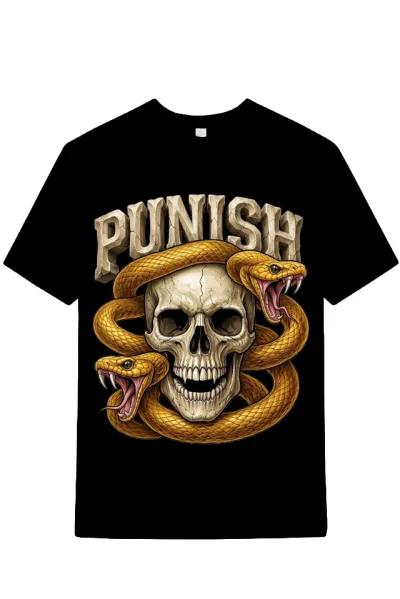Premium classic cotton T shirt (black)_img_1
