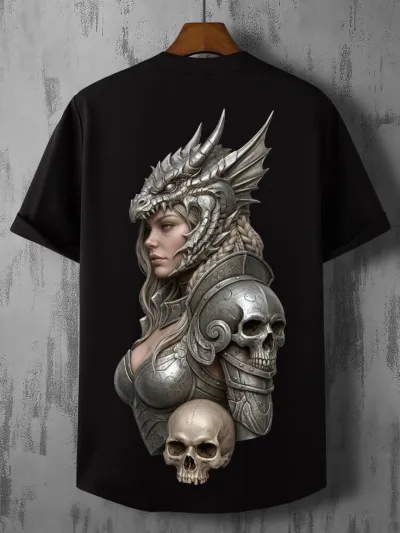 Premium classic cotton T shirt (black)_img_2