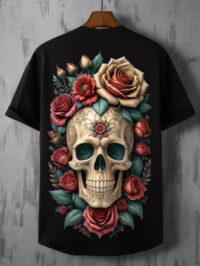 Premium classic cotton T shirt (black)_img_2