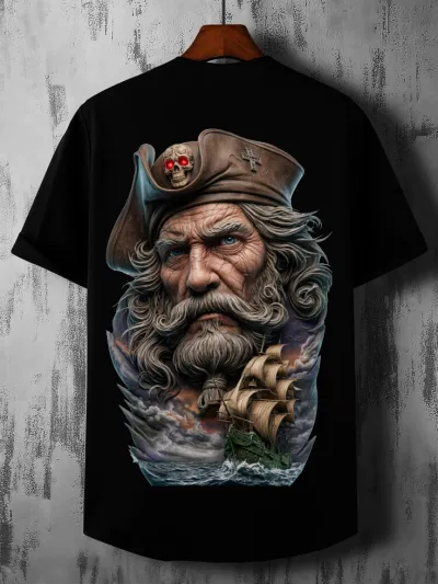 Premium classic cotton T shirt (black)_img_2