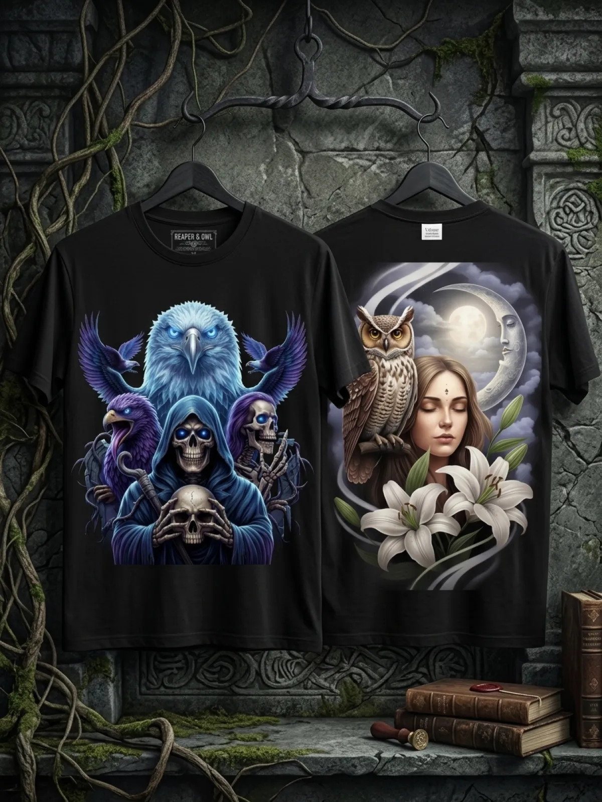 Premium classic cotton T shirt (black)