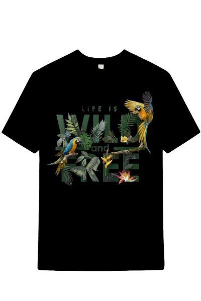 Premium classic cotton T shirt (black)_img_1
