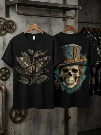 Premium classic cotton T shirt (black)_img_0
