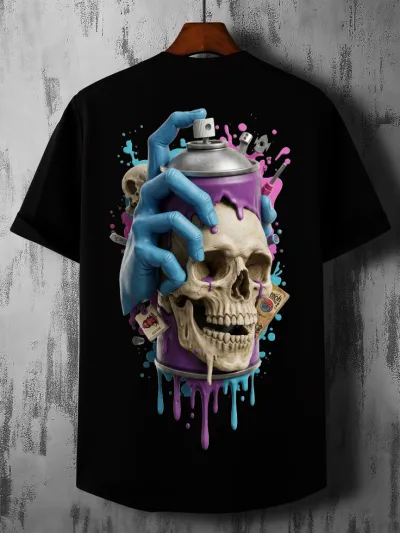 Premium classic cotton T shirt (black)_img_2