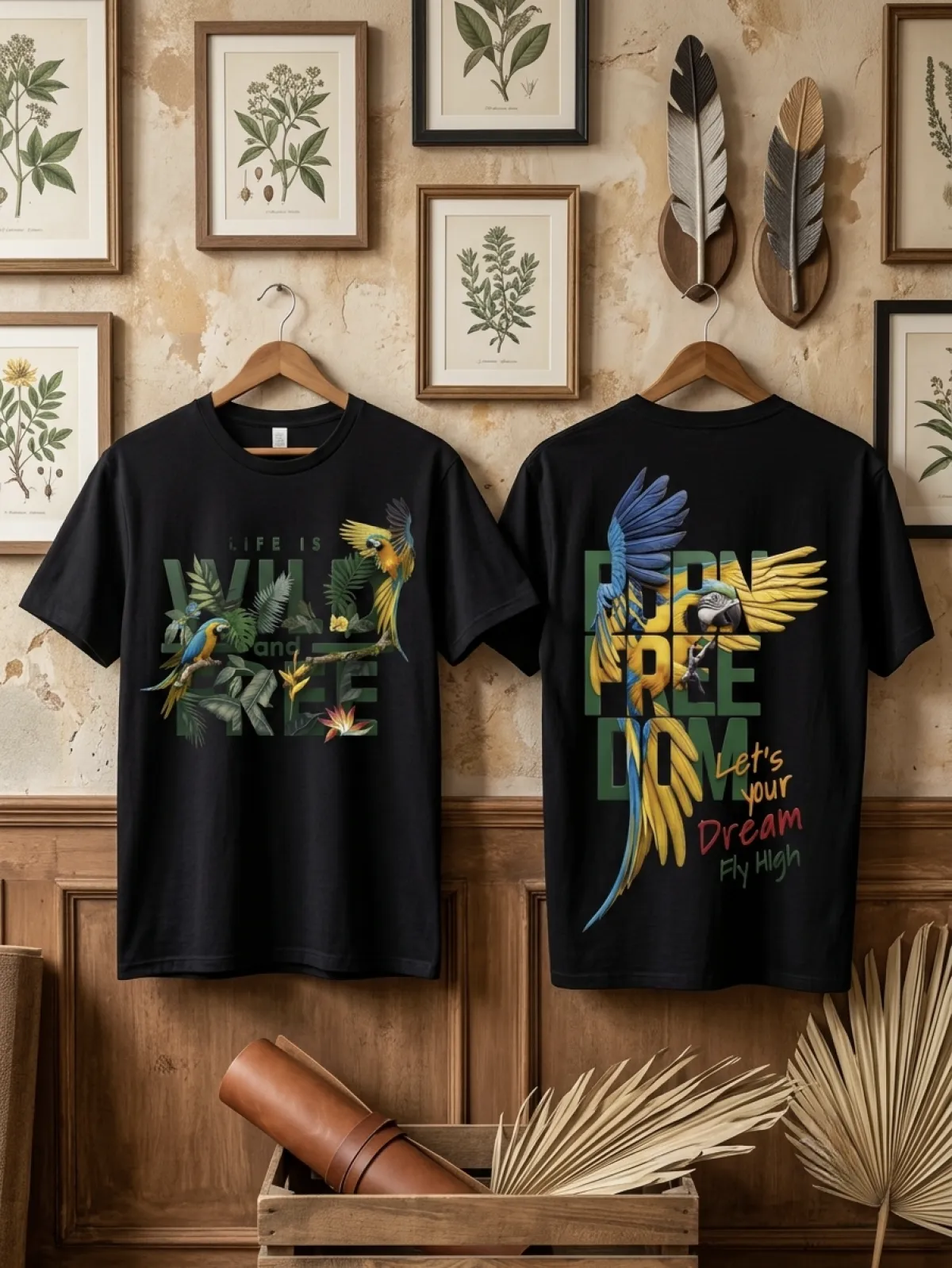 Premium classic cotton T shirt (black)