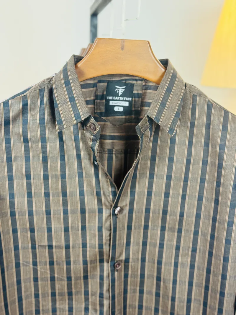 Brown Vintage Chack Casual Shirt