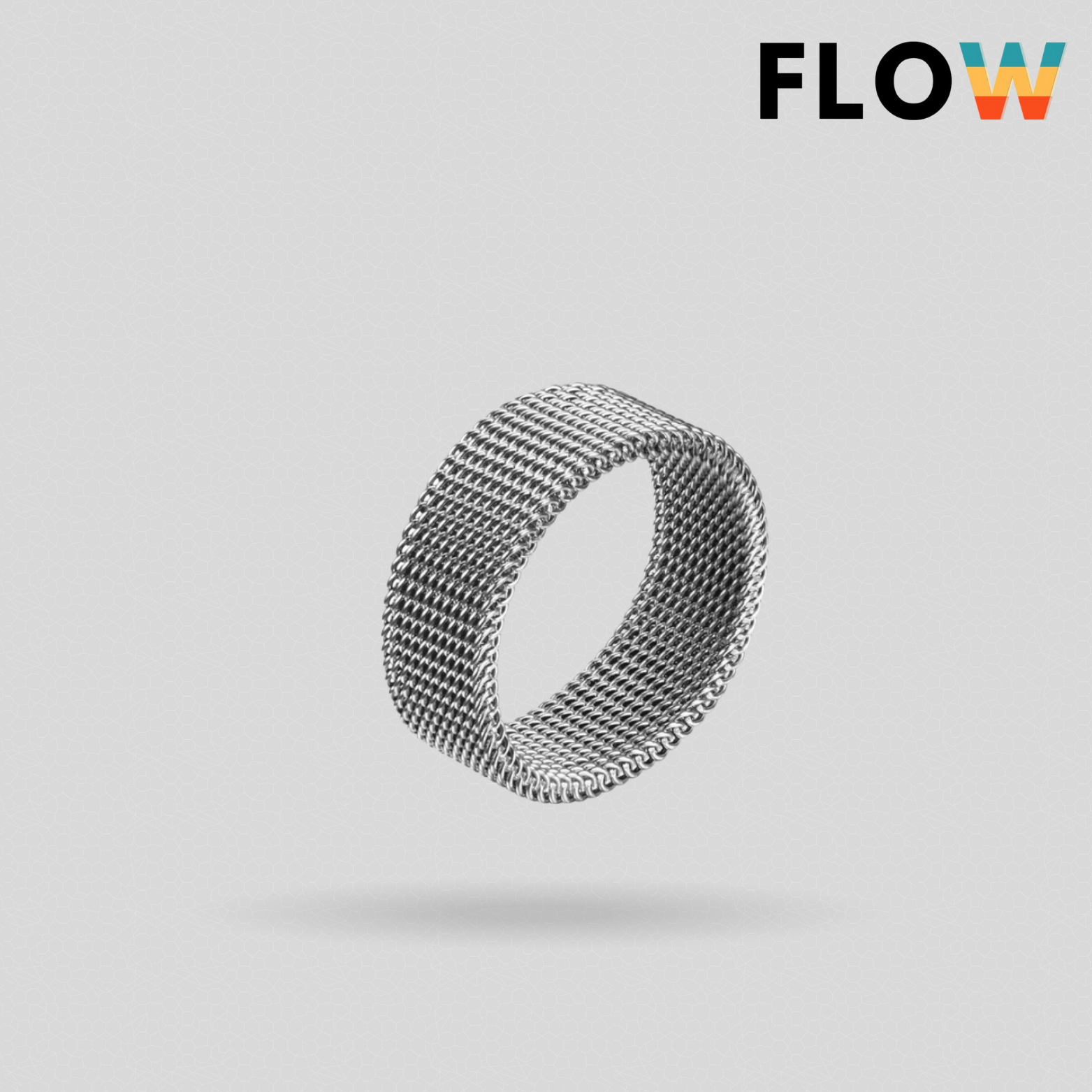 Steel Mesh Ring [Silver]