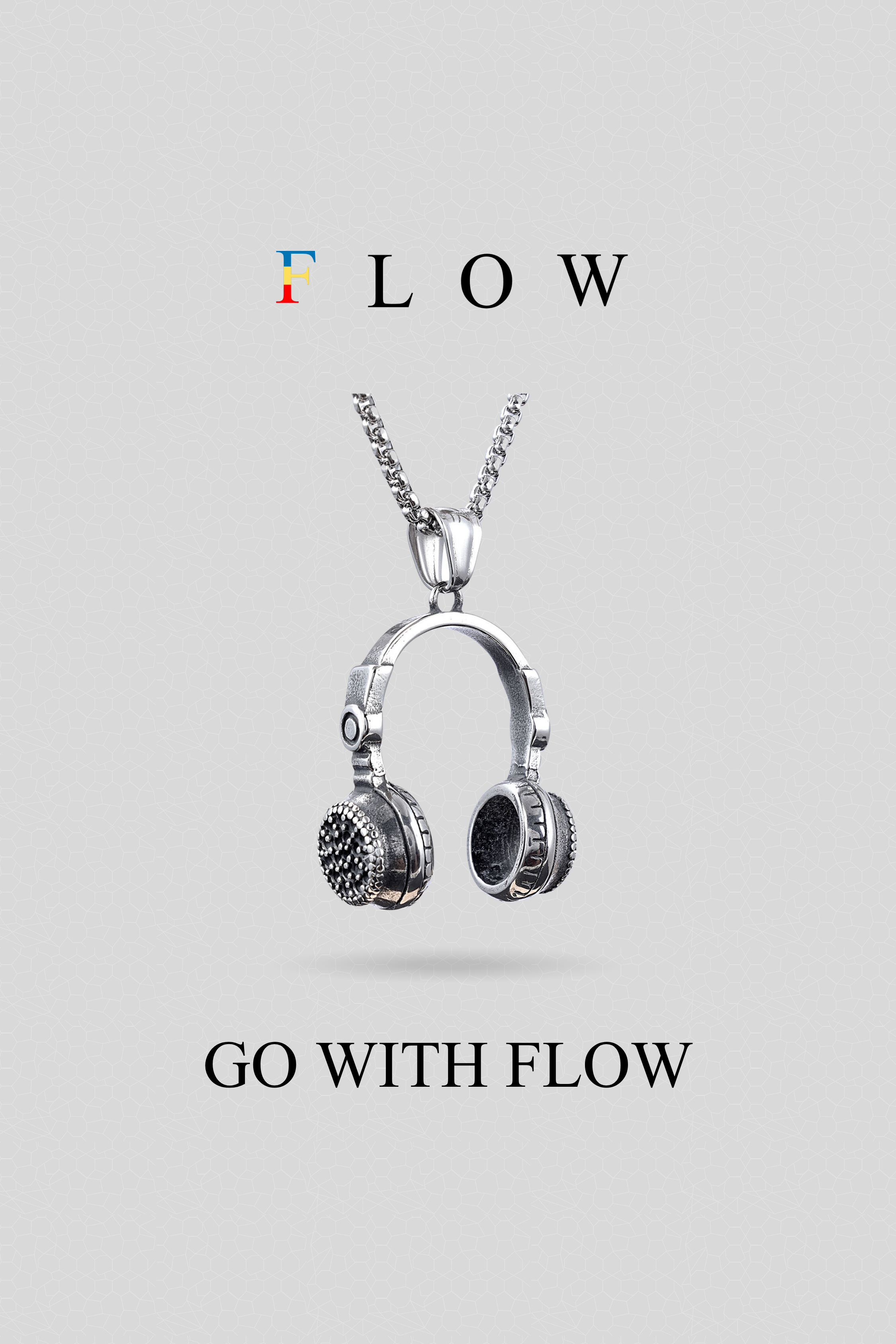 Headphone Pendant with Chain