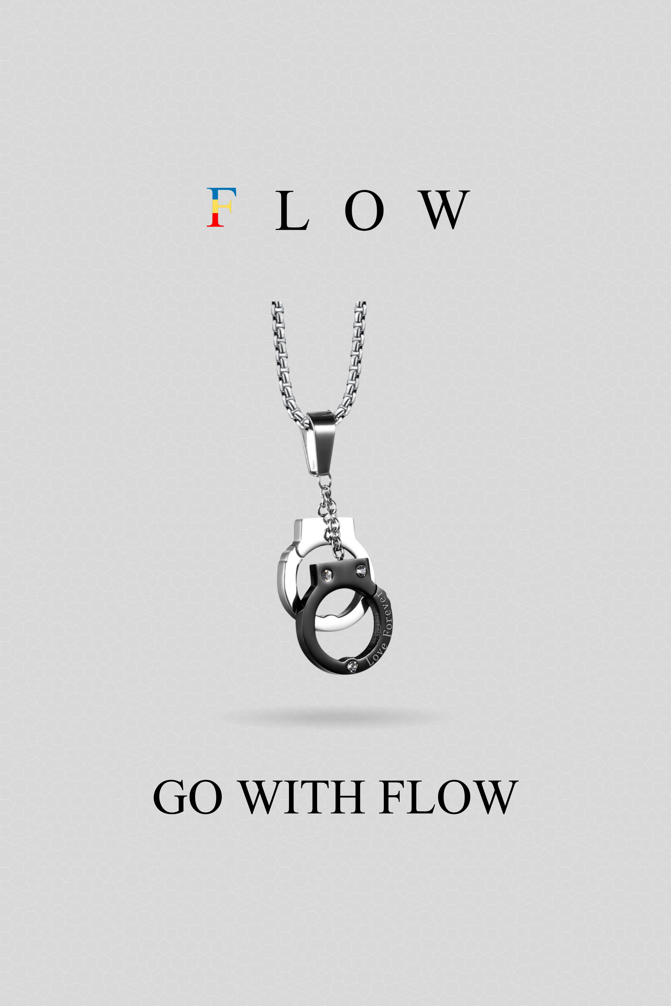 Handcuff Pendant with Chain