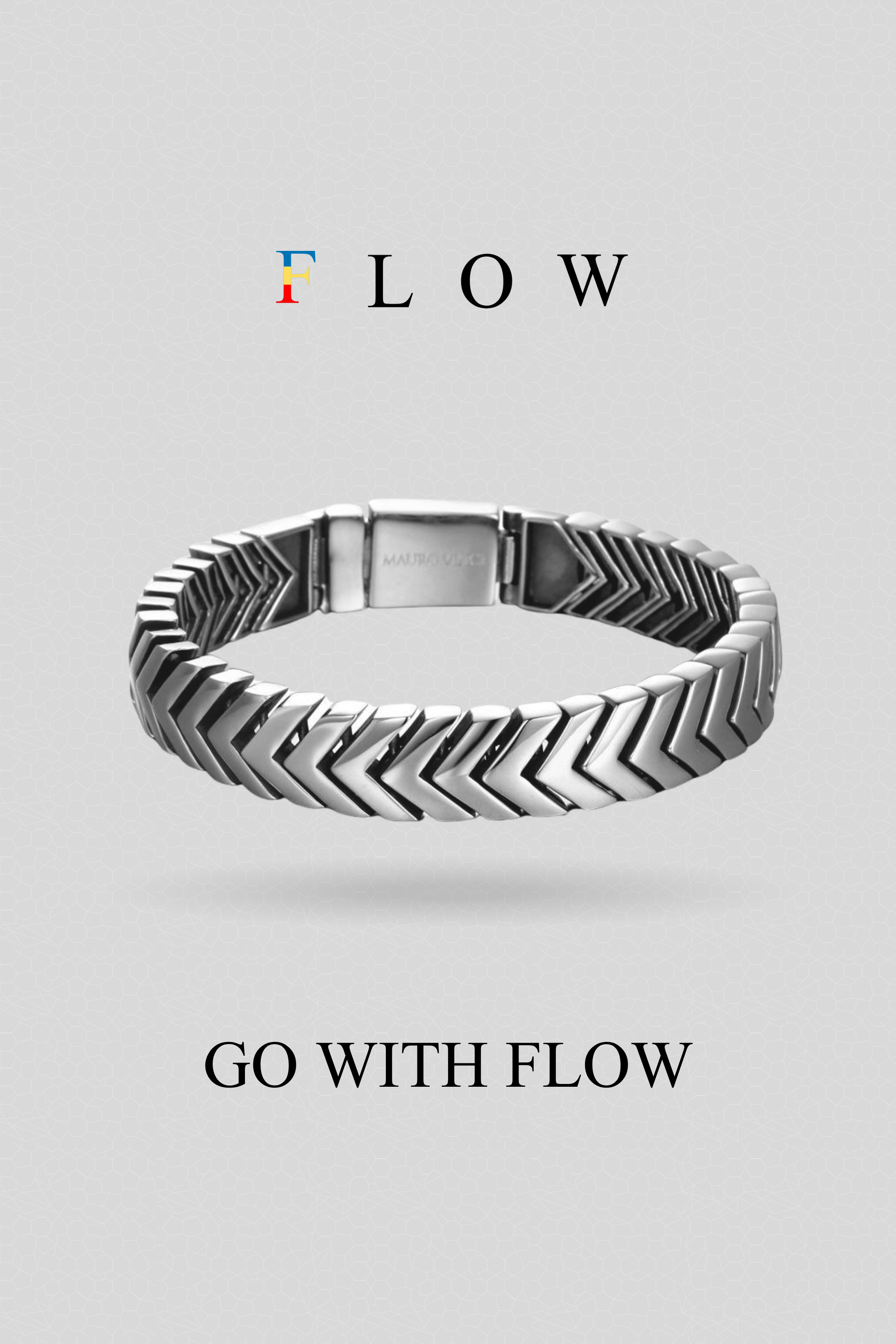 Snake bone link bracelet