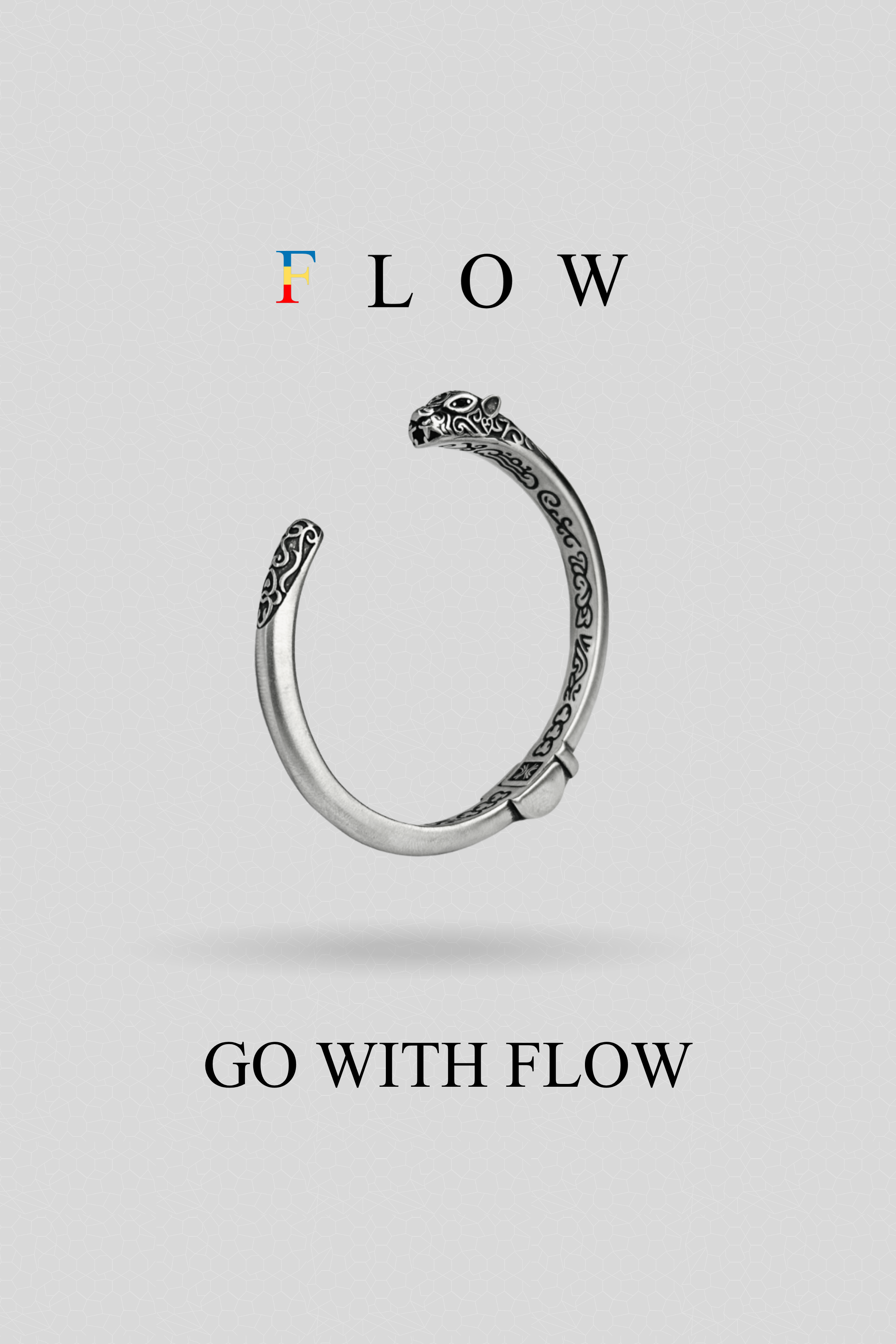 Tiger Head Cuff Bracelet
